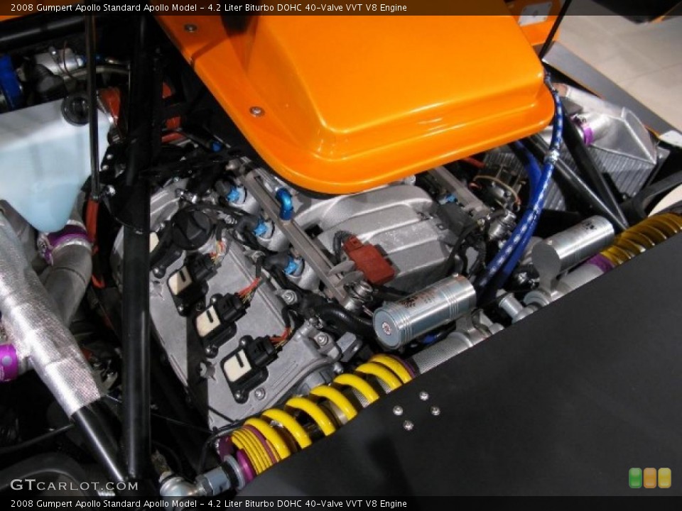 4.2 Liter Biturbo DOHC 40-Valve VVT V8 Engine for the 2008 Gumpert Apollo #12066714