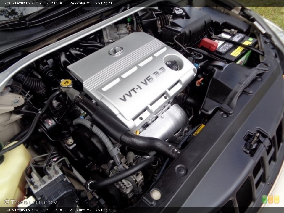 3.3 Liter DOHC 24-Valve VVT V6 2006 Lexus ES Engine