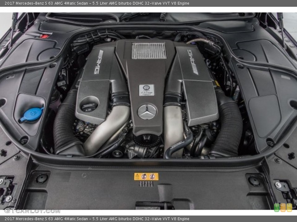 5.5 Liter AMG biturbo DOHC 32-Valve VVT V8 Engine for the 2017 Mercedes-Benz S #120673138