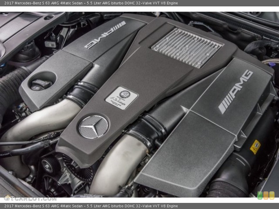 5.5 Liter AMG biturbo DOHC 32-Valve VVT V8 Engine for the 2017 Mercedes-Benz S #120673465