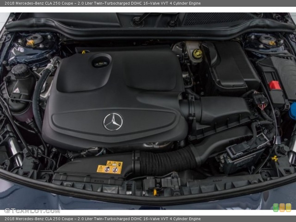 2.0 Liter Twin-Turbocharged DOHC 16-Valve VVT 4 Cylinder Engine for the 2018 Mercedes-Benz CLA #120687188