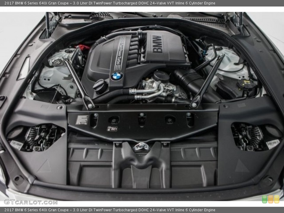 3.0 Liter DI TwinPower Turbocharged DOHC 24-Valve VVT Inline 6 Cylinder Engine for the 2017 BMW 6 Series #120711158