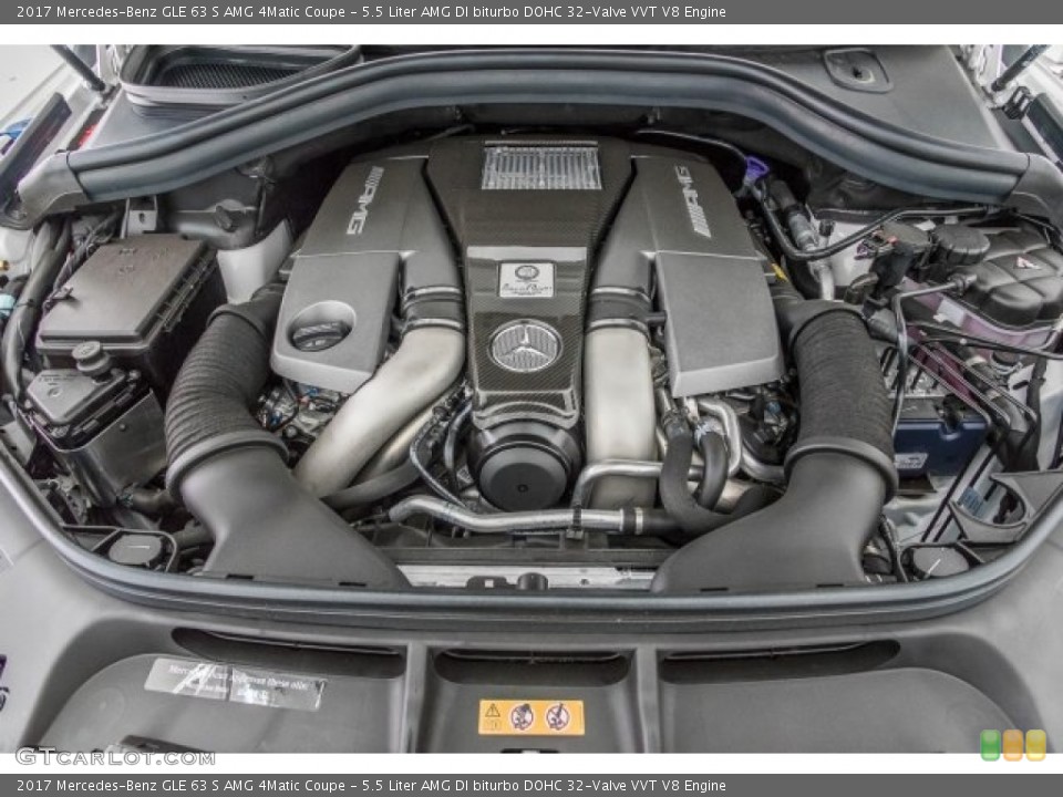 5.5 Liter AMG DI biturbo DOHC 32-Valve VVT V8 Engine for the 2017 Mercedes-Benz GLE #120714968