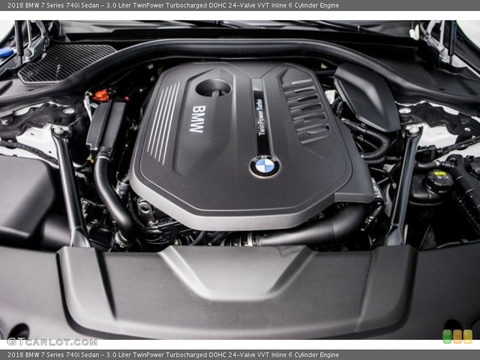 3.0 Liter TwinPower Turbocharged DOHC 24-Valve VVT Inline 6 Cylinder Engine for the 2018 BMW 7 Series #120721124