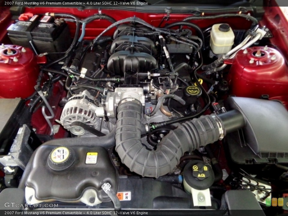 4.0 Liter SOHC 12-Valve V6 Engine for the 2007 Ford Mustang #120730164