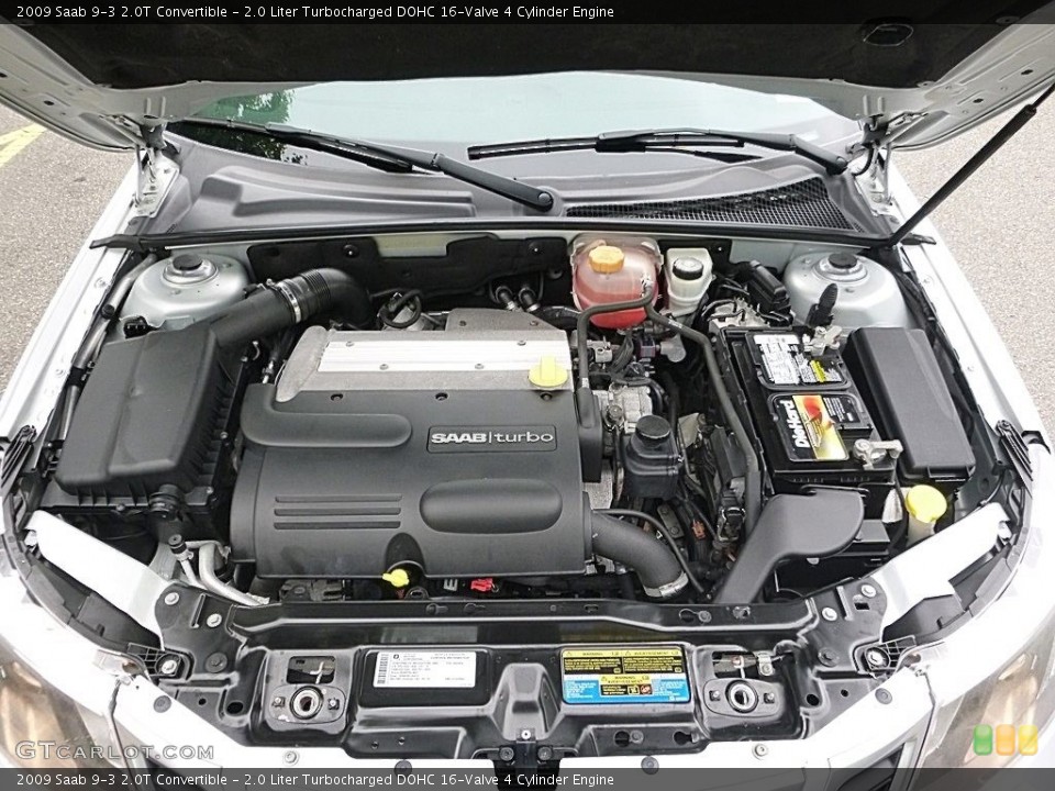2.0 Liter Turbocharged DOHC 16-Valve 4 Cylinder Engine for the 2009 Saab 9-3 #120744065