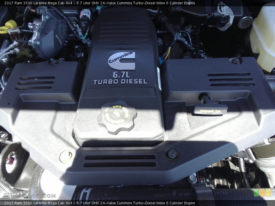 6.7 Liter OHV 24-Valve Cummins Turbo-Diesel Inline 6 Cylinder Engine for the 2017 Ram 3500 #120766945