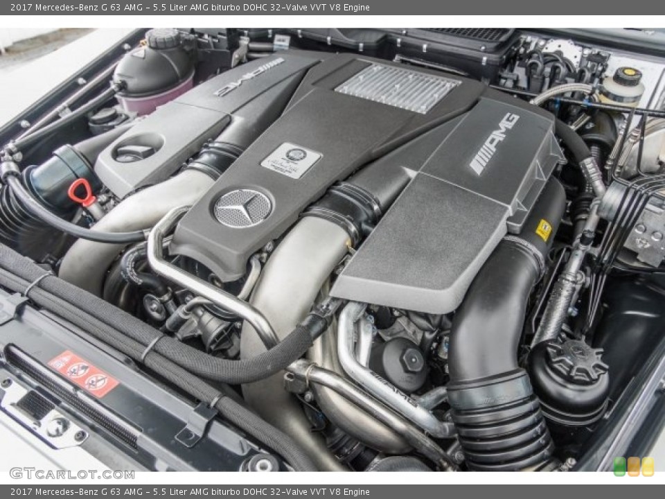 5.5 Liter AMG biturbo DOHC 32-Valve VVT V8 Engine for the 2017 Mercedes-Benz G #120869249