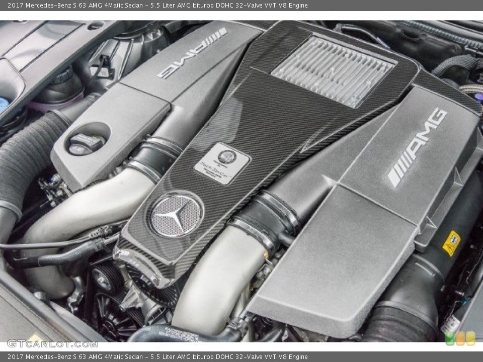 5.5 Liter AMG biturbo DOHC 32-Valve VVT V8 Engine for the 2017 Mercedes-Benz S #120903455