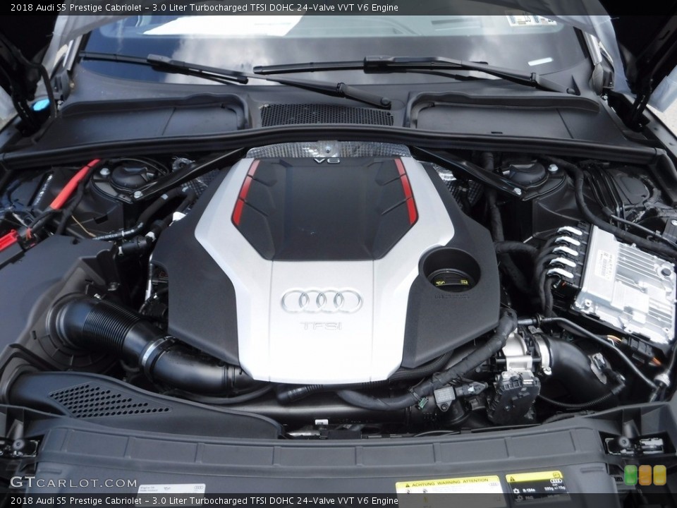 3.0 Liter Turbocharged TFSI DOHC 24-Valve VVT V6 Engine for the 2018 Audi S5 #120931690