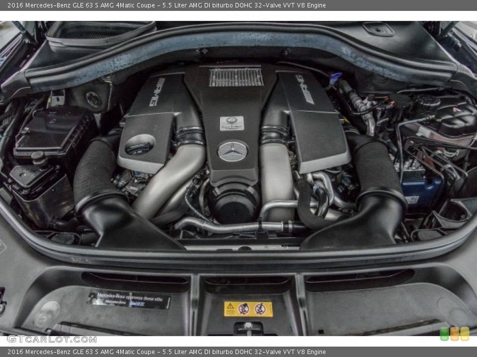 5.5 Liter AMG DI biturbo DOHC 32-Valve VVT V8 Engine for the 2016 Mercedes-Benz GLE #120938302