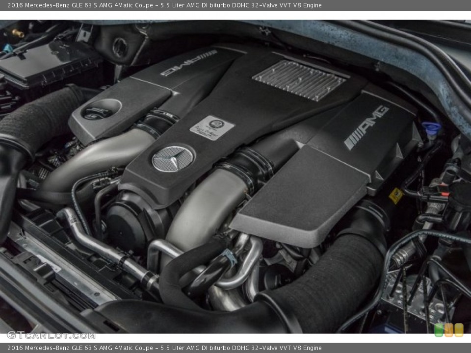 5.5 Liter AMG DI biturbo DOHC 32-Valve VVT V8 Engine for the 2016 Mercedes-Benz GLE #120938575