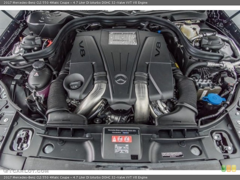 4.7 Liter DI biturbo DOHC 32-Valve VVT V8 Engine for the 2017 Mercedes-Benz CLS #120942694