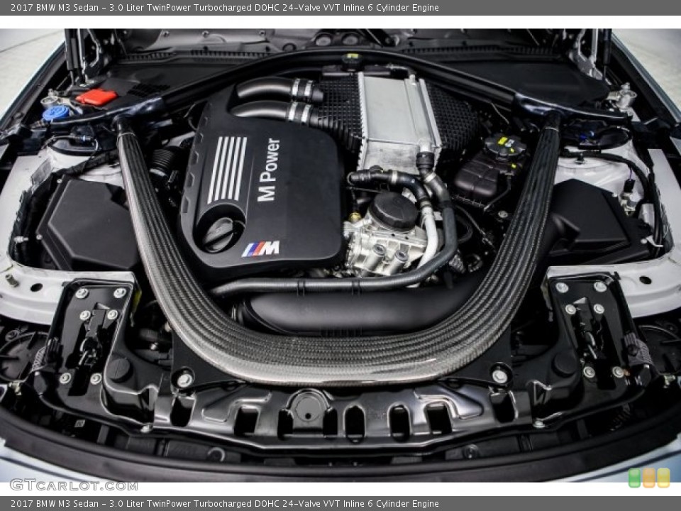 3.0 Liter TwinPower Turbocharged DOHC 24-Valve VVT Inline 6 Cylinder Engine for the 2017 BMW M3 #120980695