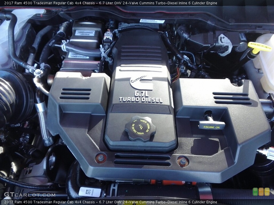 6.7 Liter OHV 24-Valve Cummins Turbo-Diesel Inline 6 Cylinder Engine for the 2017 Ram 4500 #121051715