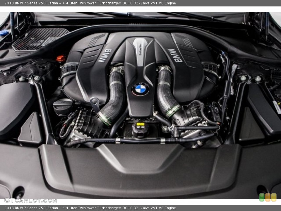 4.4 Liter TwinPower Turbocharged DOHC 32-Valve VVT V8 Engine for the 2018 BMW 7 Series #121079328