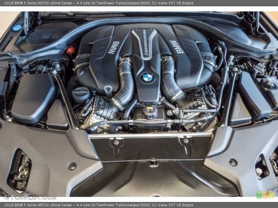 4.4 Liter DI TwinPower Turbocharged DOHC 32-Valve VVT V8 Engine for the 2018 BMW 5 Series #121131345