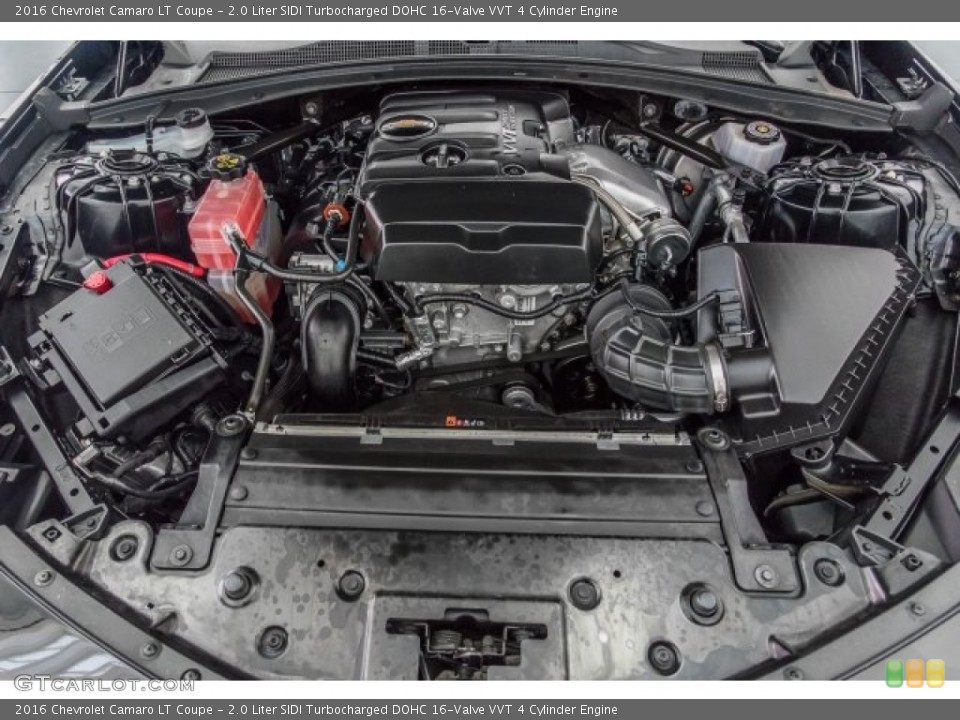 2.0 Liter SIDI Turbocharged DOHC 16-Valve VVT 4 Cylinder 2016 Chevrolet Camaro Engine