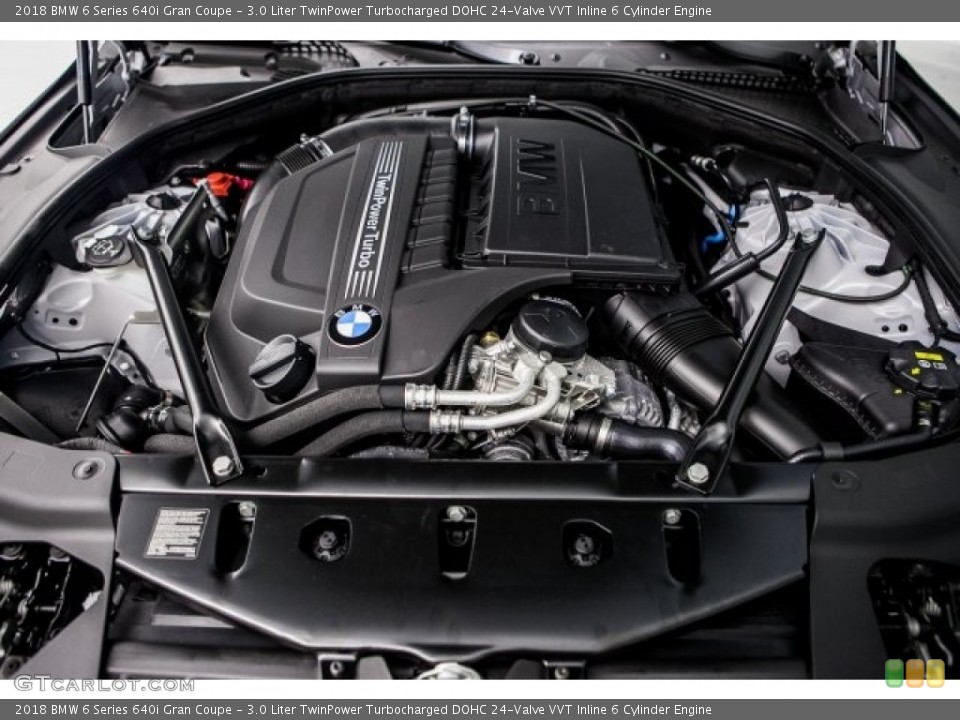 3.0 Liter TwinPower Turbocharged DOHC 24-Valve VVT Inline 6 Cylinder Engine for the 2018 BMW 6 Series #121196190