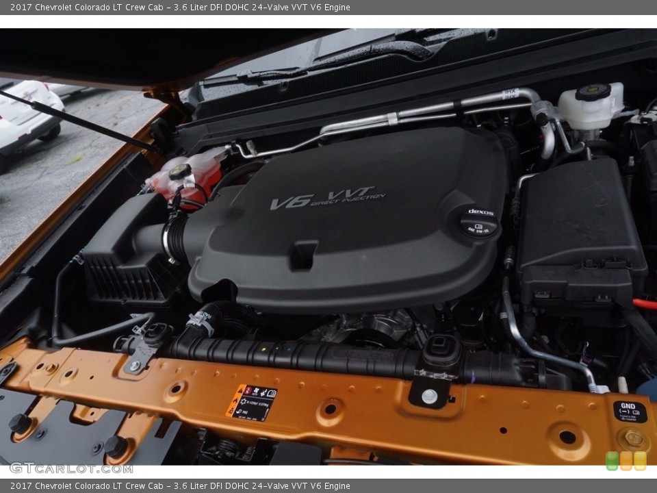 3.6 Liter DFI DOHC 24-Valve VVT V6 2017 Chevrolet Colorado Engine