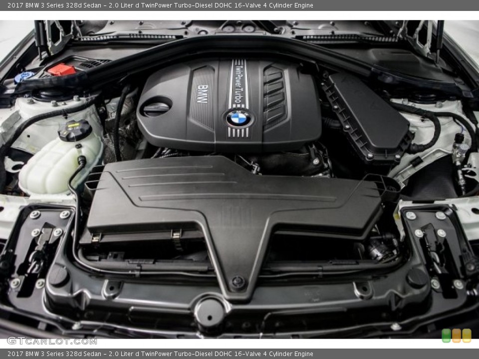 2.0 Liter d TwinPower Turbo-Diesel DOHC 16-Valve 4 Cylinder Engine for the 2017 BMW 3 Series #121278008