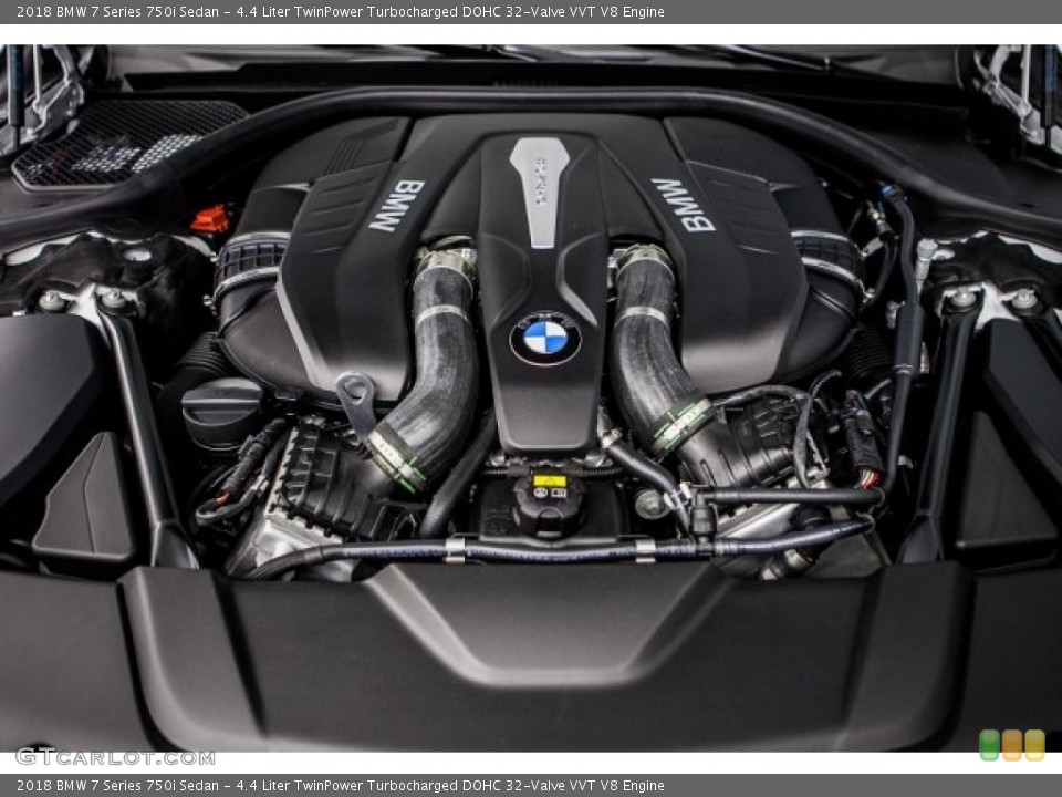 4.4 Liter TwinPower Turbocharged DOHC 32-Valve VVT V8 Engine for the 2018 BMW 7 Series #121370921
