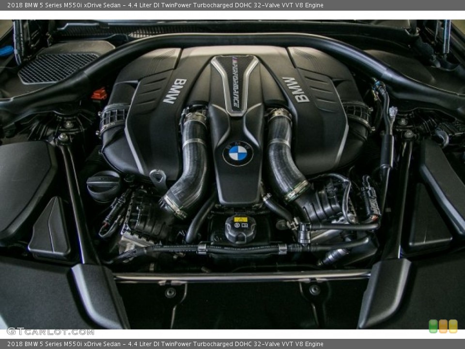 4.4 Liter DI TwinPower Turbocharged DOHC 32-Valve VVT V8 Engine for the 2018 BMW 5 Series #121371623