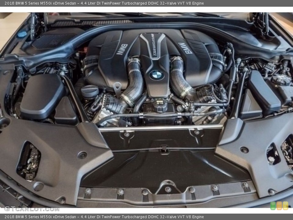 4.4 Liter DI TwinPower Turbocharged DOHC 32-Valve VVT V8 Engine for the 2018 BMW 5 Series #121401155