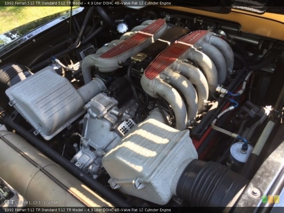 4.9 Liter DOHC 48-Valve Flat 12 Cylinder Engine for the 1992 Ferrari 512 TR #121407825