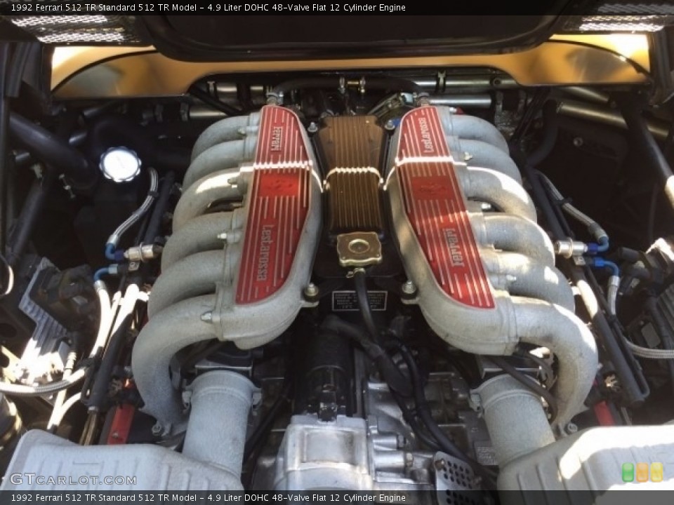 4.9 Liter DOHC 48-Valve Flat 12 Cylinder Engine for the 1992 Ferrari 512 TR #121407845