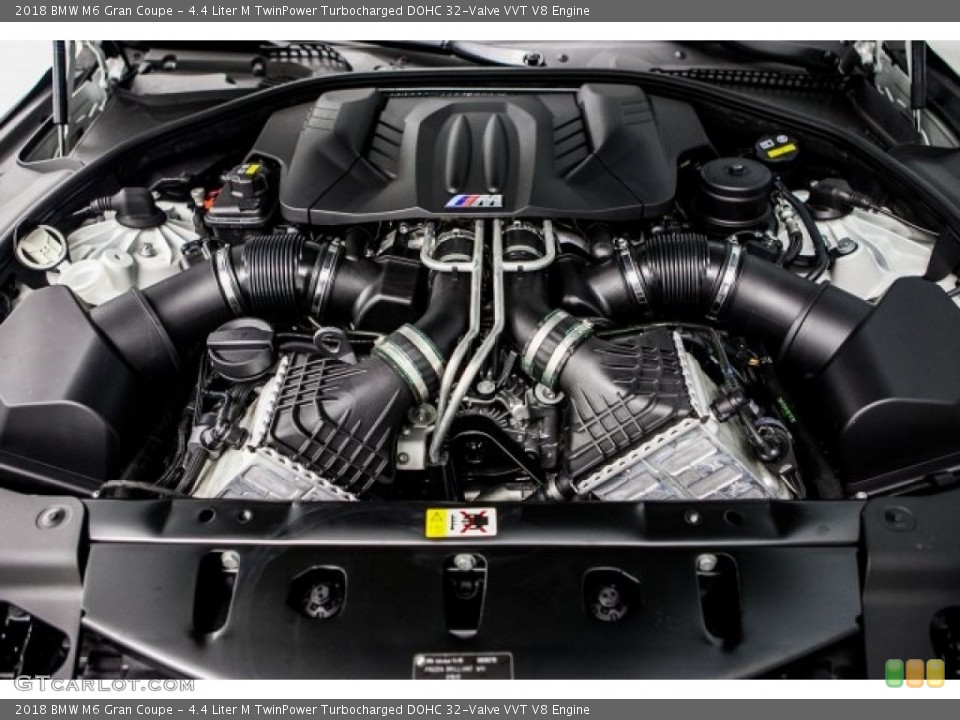4.4 Liter M TwinPower Turbocharged DOHC 32-Valve VVT V8 Engine for the 2018 BMW M6 #121449092