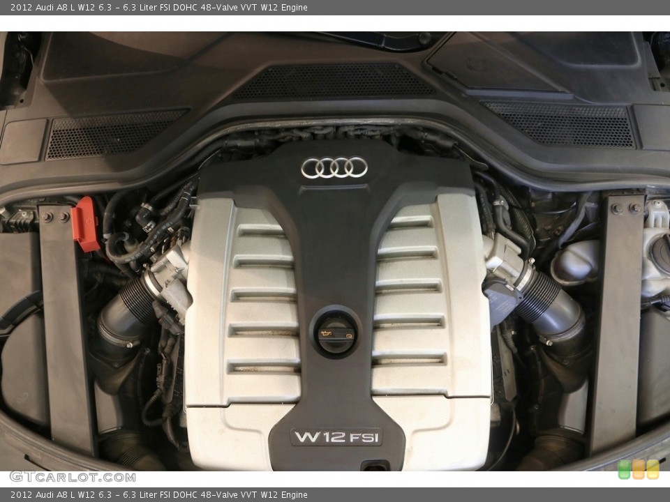 6.3 Liter FSI DOHC 48-Valve VVT W12 2012 Audi A8 Engine