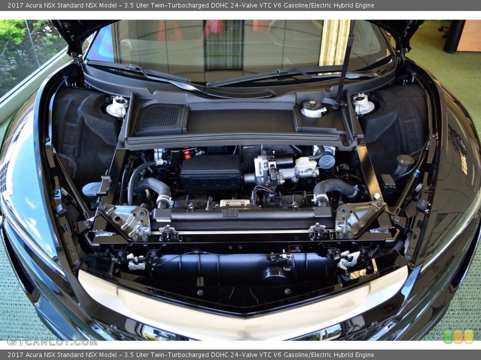 3.5 Liter Twin-Turbocharged DOHC 24-Valve VTC V6 Gasoline/Electric Hybrid Engine for the 2017 Acura NSX #121498529