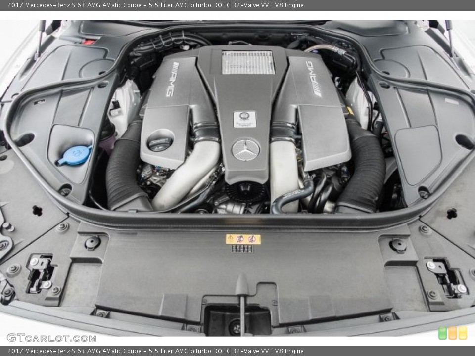 5.5 Liter AMG biturbo DOHC 32-Valve VVT V8 Engine for the 2017 Mercedes-Benz S #121600710