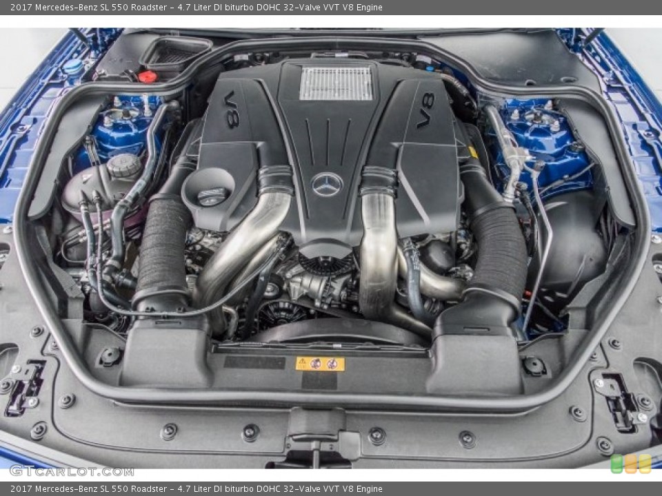 4.7 Liter DI biturbo DOHC 32-Valve VVT V8 Engine for the 2017 Mercedes-Benz SL #121626069
