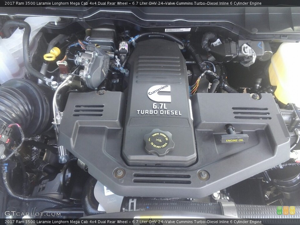 6.7 Liter OHV 24-Valve Cummins Turbo-Diesel Inline 6 Cylinder Engine for the 2017 Ram 3500 #121626621