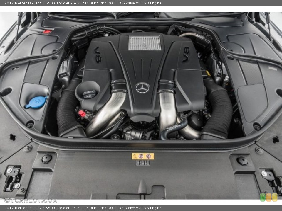 4.7 Liter DI biturbo DOHC 32-Valve VVT V8 Engine for the 2017 Mercedes-Benz S #121627371