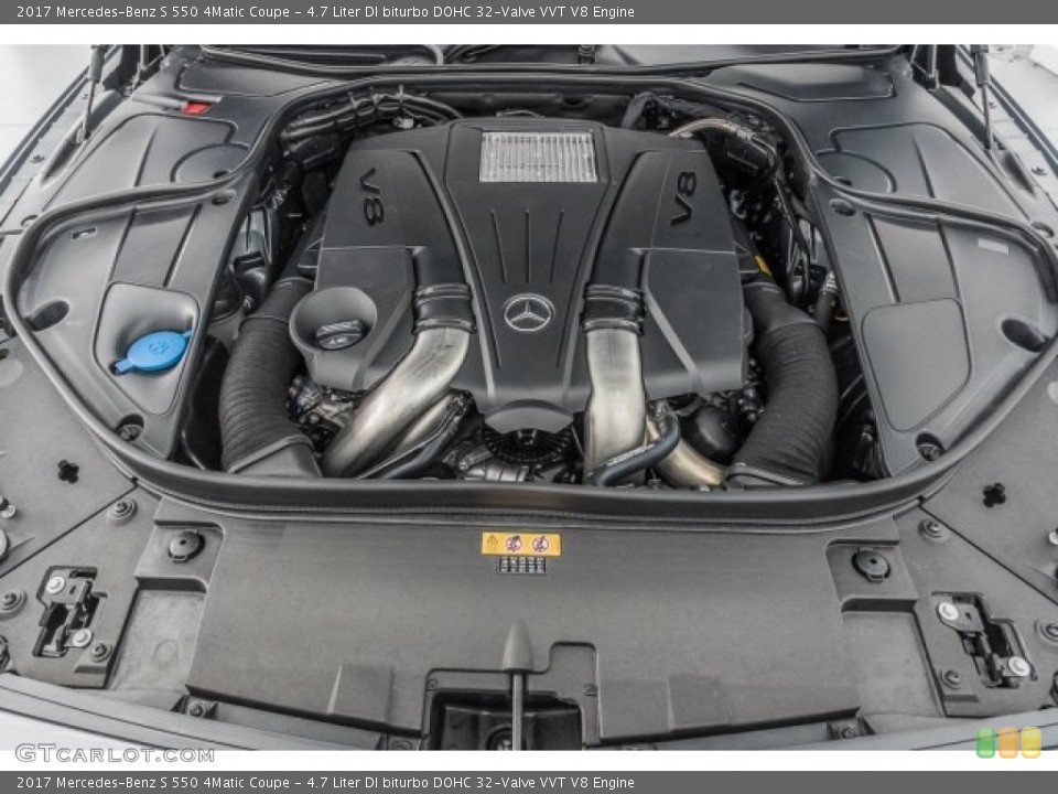 4.7 Liter DI biturbo DOHC 32-Valve VVT V8 Engine for the 2017 Mercedes-Benz S #121627542