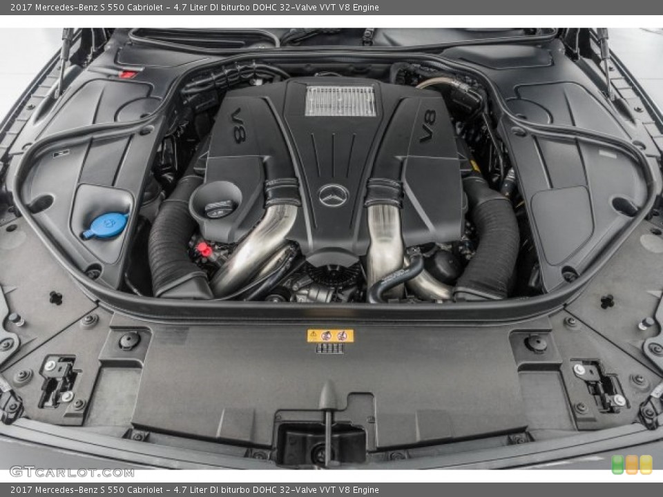 4.7 Liter DI biturbo DOHC 32-Valve VVT V8 Engine for the 2017 Mercedes-Benz S #121627900