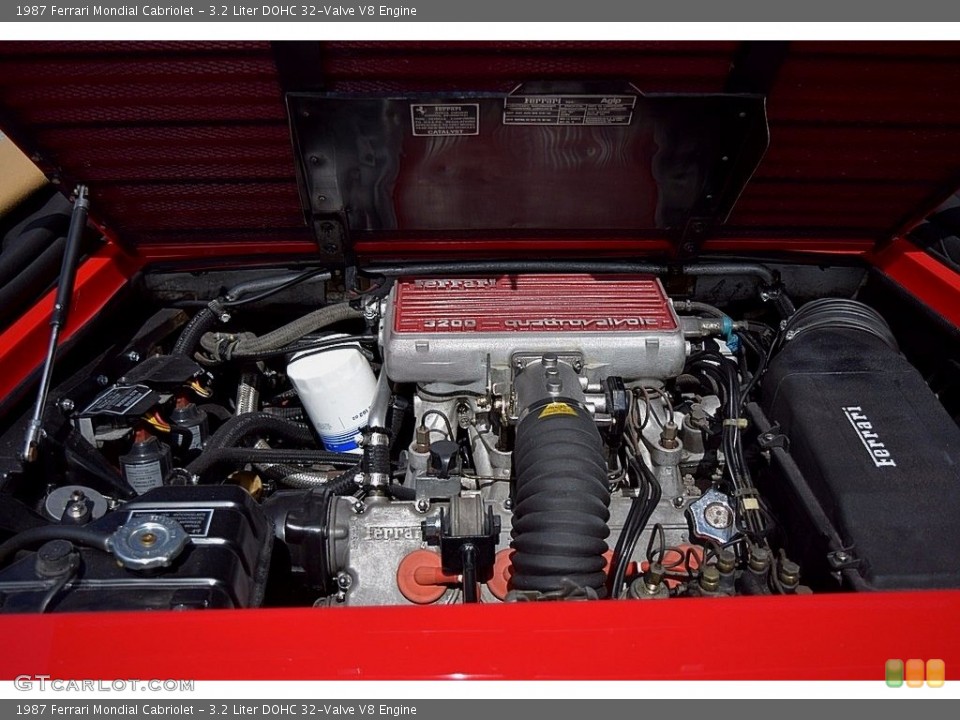 3.2 Liter DOHC 32-Valve V8 Engine for the 1987 Ferrari Mondial #121655175