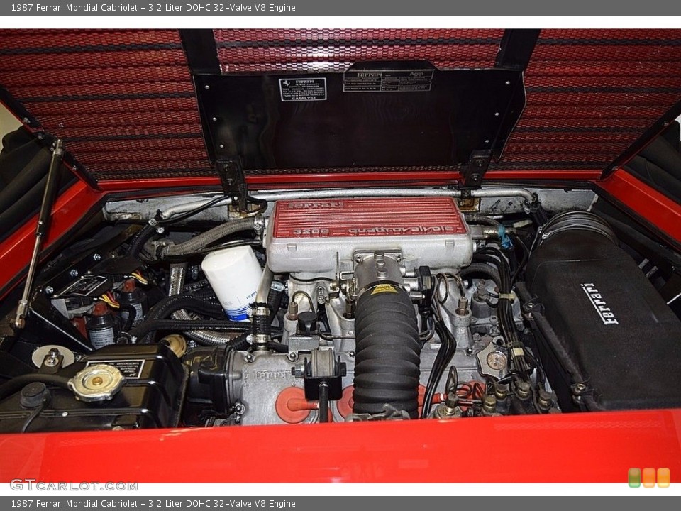 3.2 Liter DOHC 32-Valve V8 Engine for the 1987 Ferrari Mondial #121655951