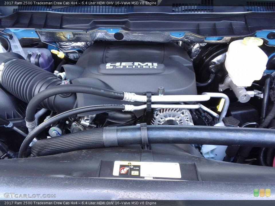 6.4 Liter HEMI OHV 16-Valve MSD V8 Engine for the 2017 Ram 2500 #121675464