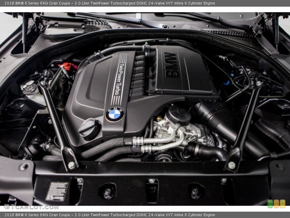 3.0 Liter TwinPower Turbocharged DOHC 24-Valve VVT Inline 6 Cylinder Engine for the 2018 BMW 6 Series #121679295