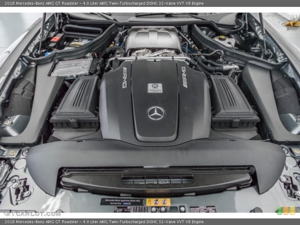 4.0 Liter AMG Twin-Turbocharged DOHC 32-Valve VVT V8 Engine for the 2018 Mercedes-Benz AMG GT #121745405