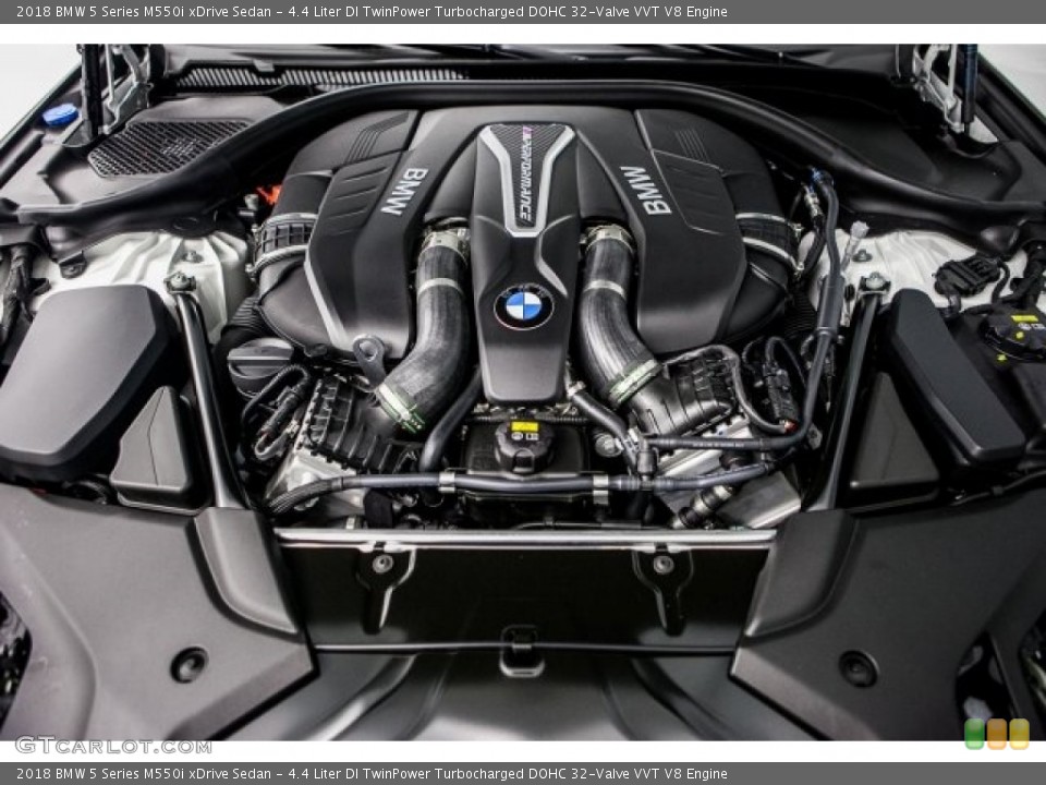 4.4 Liter DI TwinPower Turbocharged DOHC 32-Valve VVT V8 Engine for the 2018 BMW 5 Series #121796925