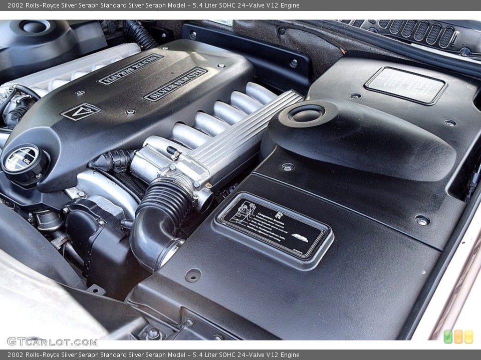 5.4 Liter SOHC 24-Valve V12 Engine for the 2002 Rolls-Royce Silver Seraph #121810683