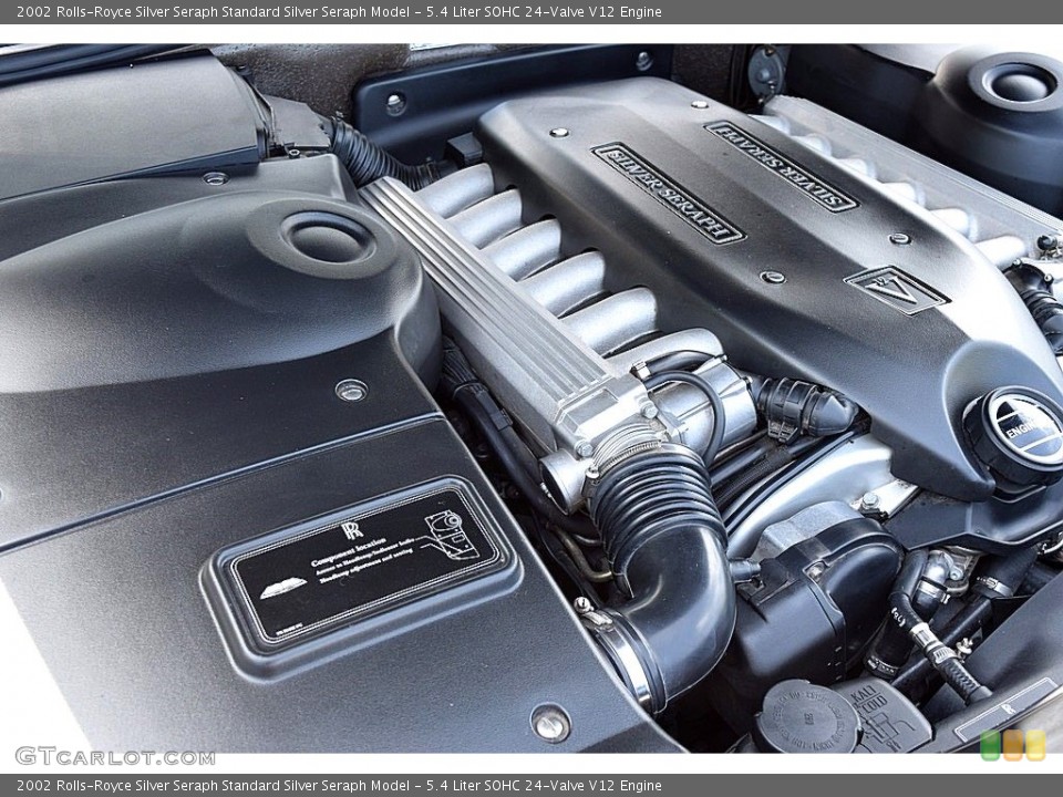 5.4 Liter SOHC 24-Valve V12 Engine for the 2002 Rolls-Royce Silver Seraph #121810699