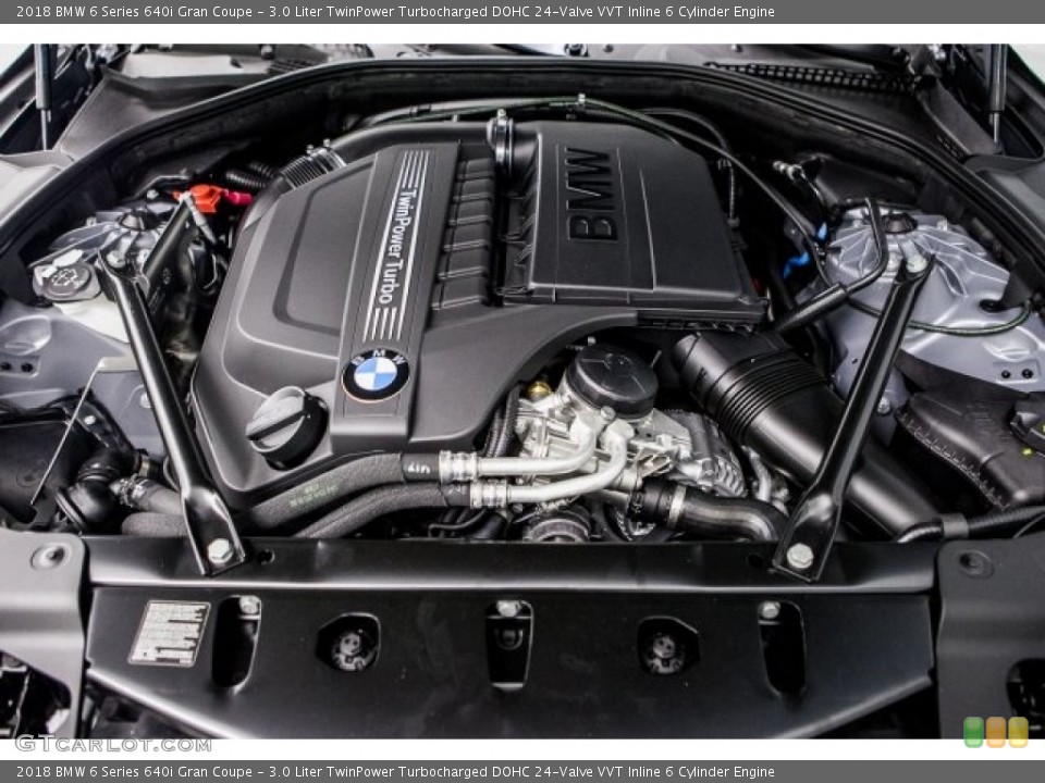 3.0 Liter TwinPower Turbocharged DOHC 24-Valve VVT Inline 6 Cylinder Engine for the 2018 BMW 6 Series #121854386