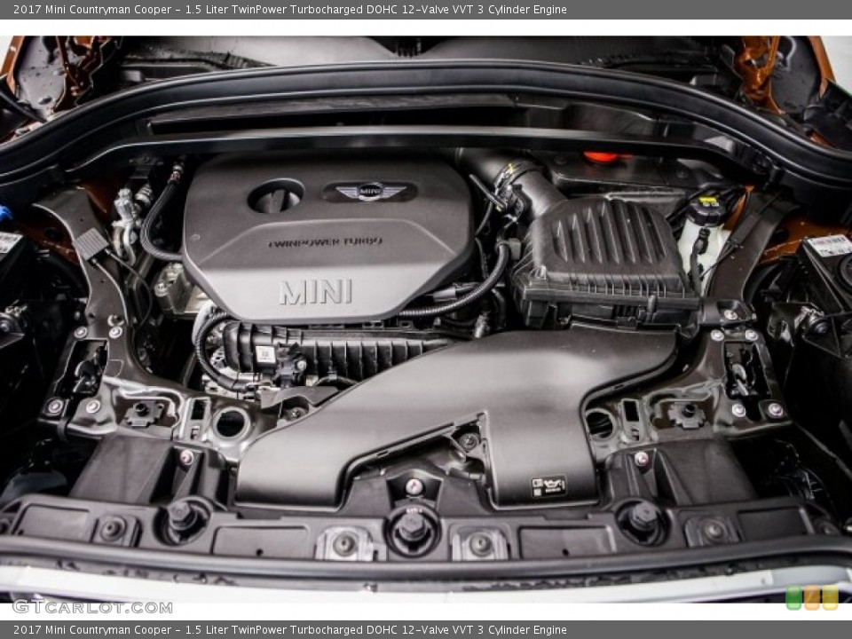 1.5 Liter TwinPower Turbocharged DOHC 12-Valve VVT 3 Cylinder 2017 Mini Countryman Engine
