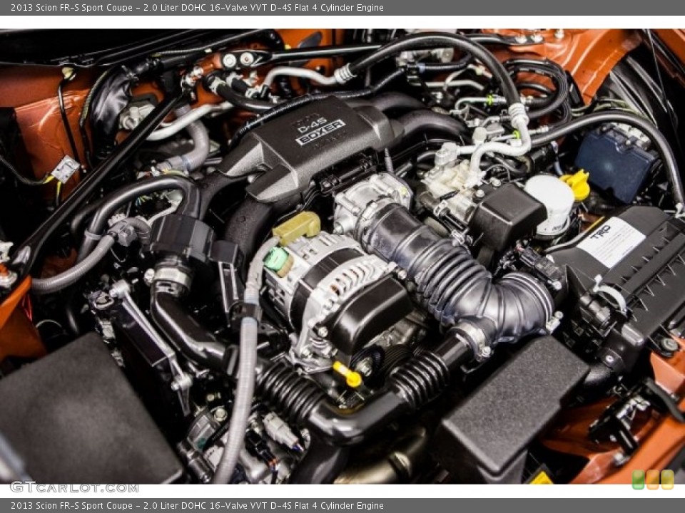 2.0 Liter DOHC 16-Valve VVT D-4S Flat 4 Cylinder Engine for the 2013 Scion FR-S #121880236